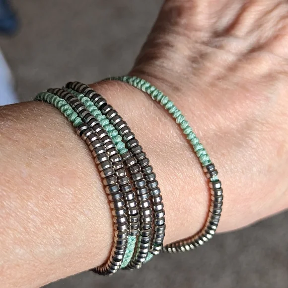 Rope Necklace/Bracelet with magnetic closure - Picture 3 of 5